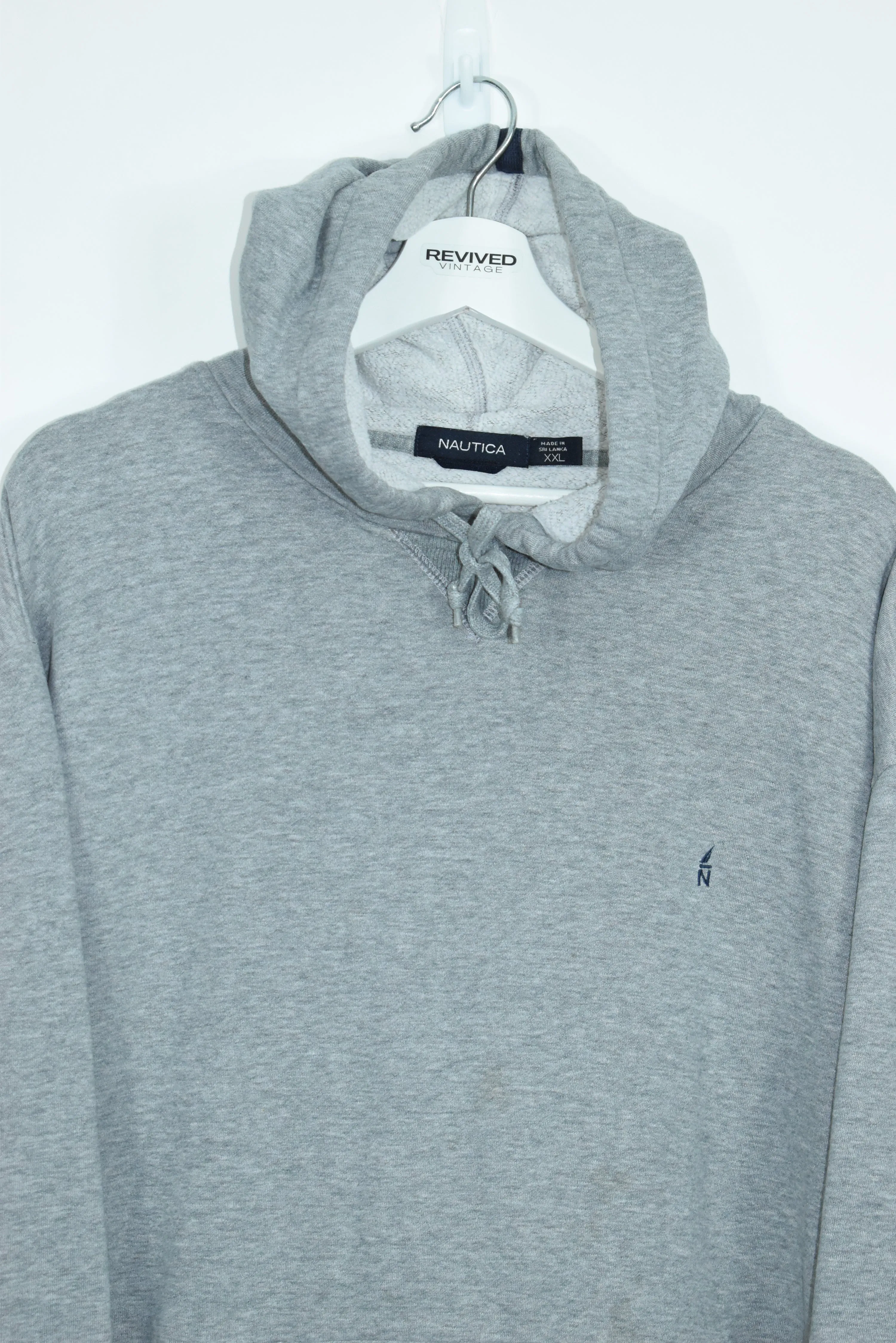 Vintage Nautica Grey Hoodie XXL