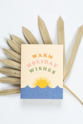 Warm Holiday Wishes Card