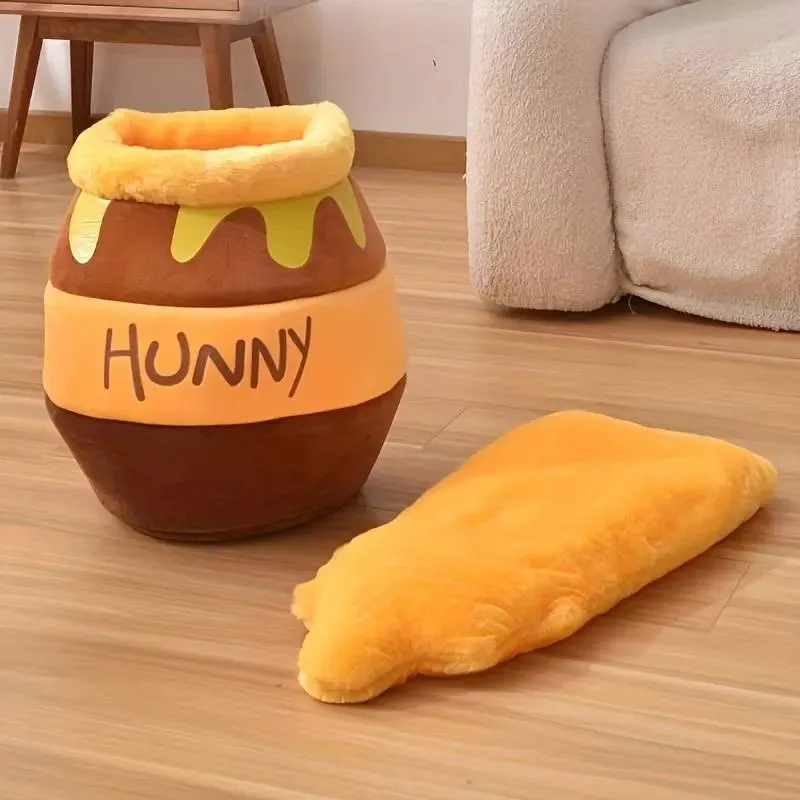 Warm Plush Honey Pot Bed