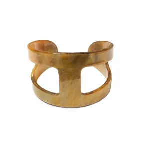 Warm Winter Neutral Coloured Acrylic Cuff Bracelet