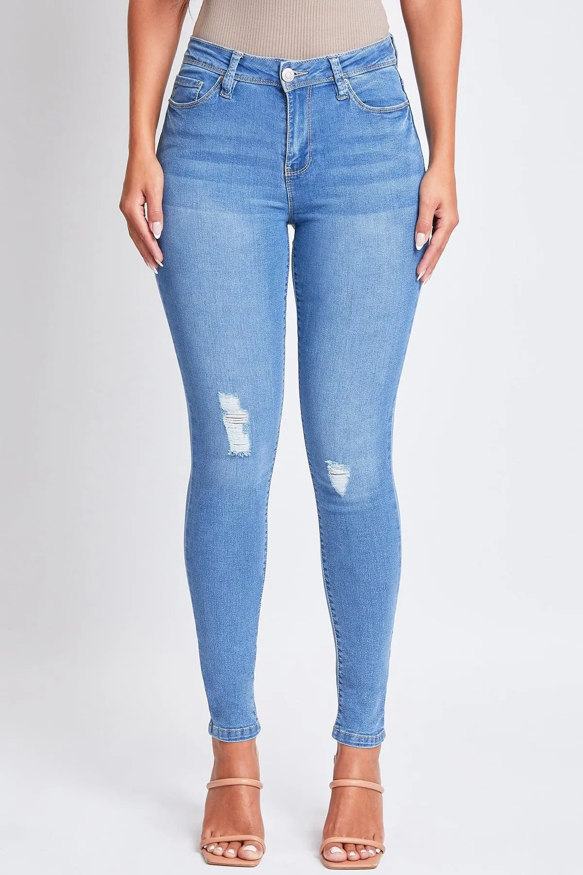 Women's Essential Sustainable Distressed Skinny Jeans