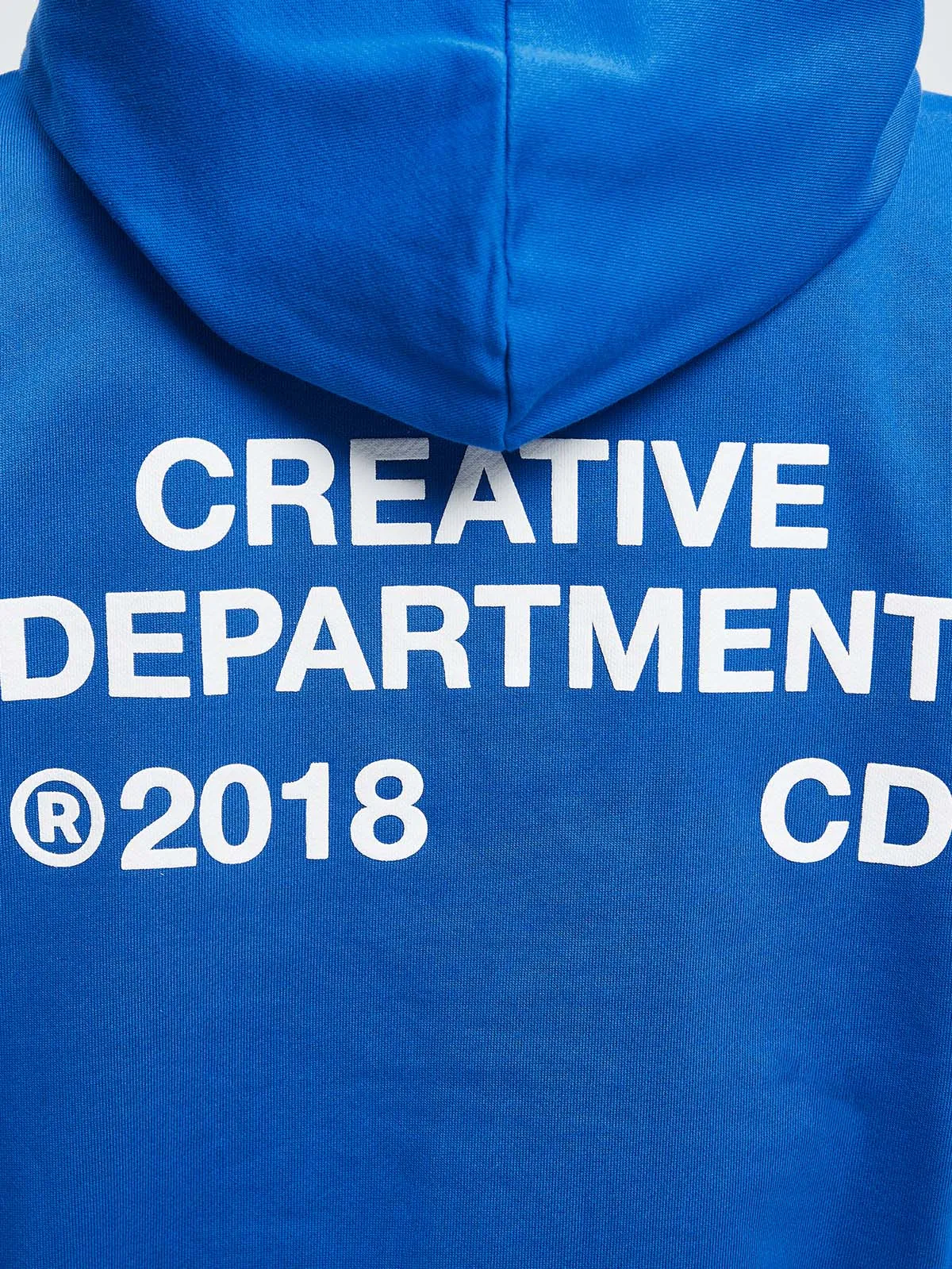 ZIP HOODIE CREATIVE DEPT - BLUE