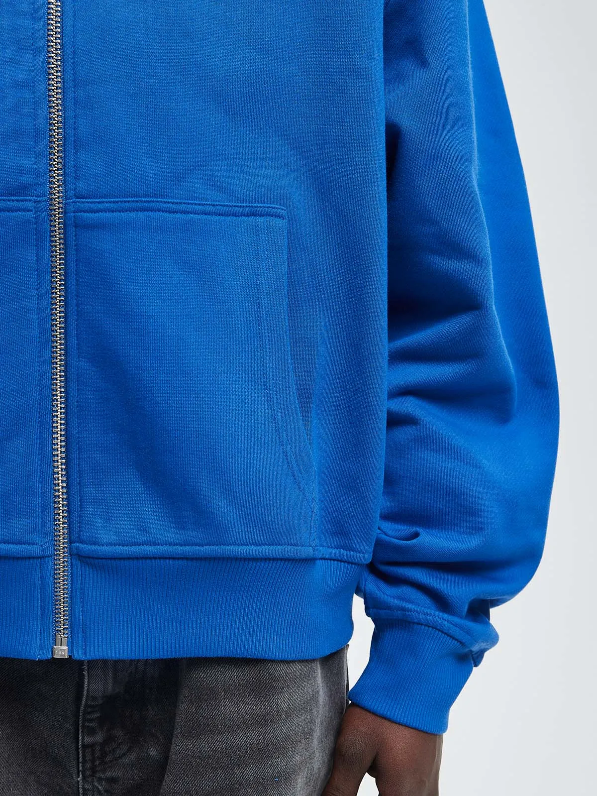 ZIP HOODIE CREATIVE DEPT - BLUE